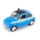 Welly Fiat Nuova 500 Polizia 1:24