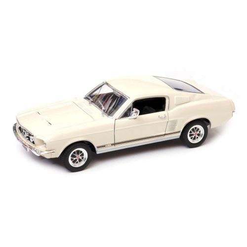 Welly Ford Mustang GT (1967) 1:24 krém színű modell