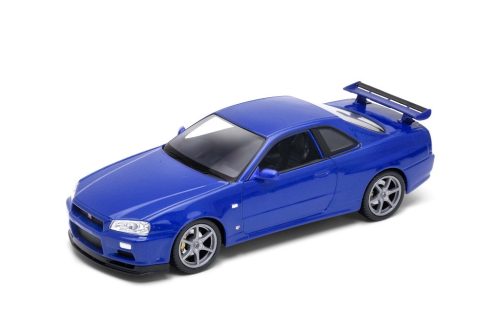 Welly Nissan Skyline GT-R 1:24 kék modell