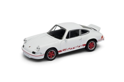 Welly Porsche 911 Carrera RS (1973) 1:34 fehér, kék csíkkal modell