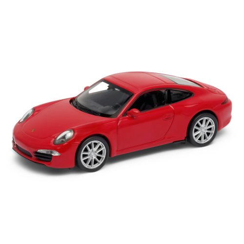 Welly Porsche 911 (991) Carrera S Coupe 1:34 piros modell