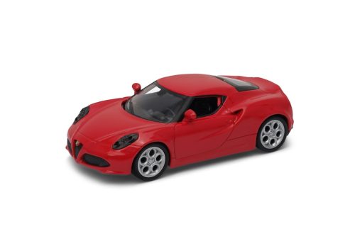 Welly Alfa 4C 1:34 piros modell