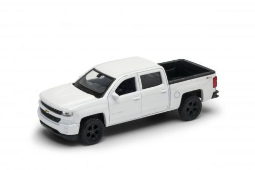 Welly Chevrolet Silverado (2017) 1:34 strieborné