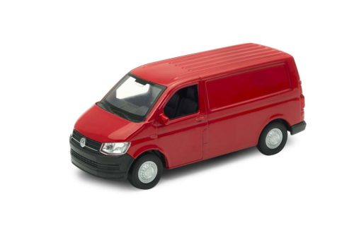 Welly Volkswagen Transporter T6 VAN 1:34 červená