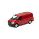 Welly Volkswagen Transporter T6 VAN 1:34 červená