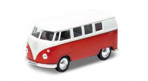 Welly - Volkswagen T1 BUS 1:34 červený