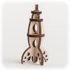 CuteWood Drevené 3D puzzle Raketa