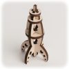 CuteWood Drevené 3D puzzle Raketa