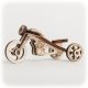 CuteWood Drevené 3D puzzle Motocykel