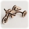 CuteWood Drevené 3D puzzle Motocykel