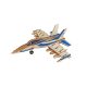 Woodcraft Drevené 3D puzzle Bojové lietadlo F18