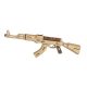 Woodcraft Drevené 3D puzzle Samopal AK47