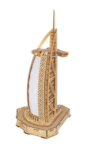 Woodcraft Drevené 3D puzzle Burdž al-Arab